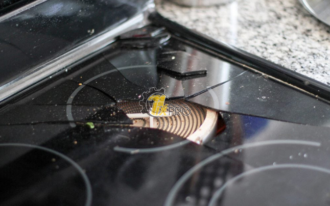 Các nguyên nhân khiến mặt bếp từ bị nứt?